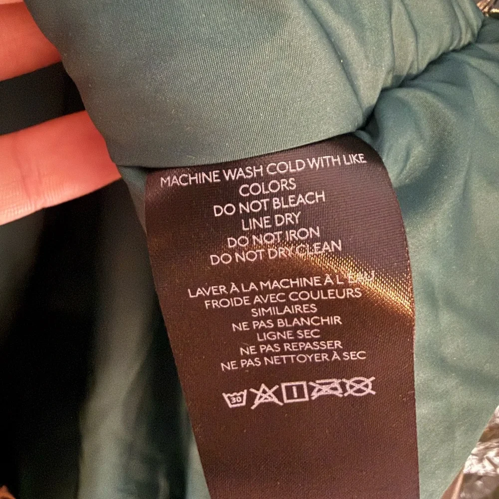 Urban Outfitters Mila Longline Parka Jacket in Green. Size Medium - Picture 10 of 11